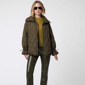 Bernardo Olive Quilted Jacket